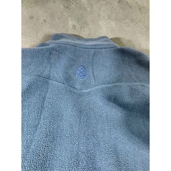 Stio Womens Fleece Quarter Zip Pullover Size Large Blue Outdoor Sweater - Picture 5 of 7